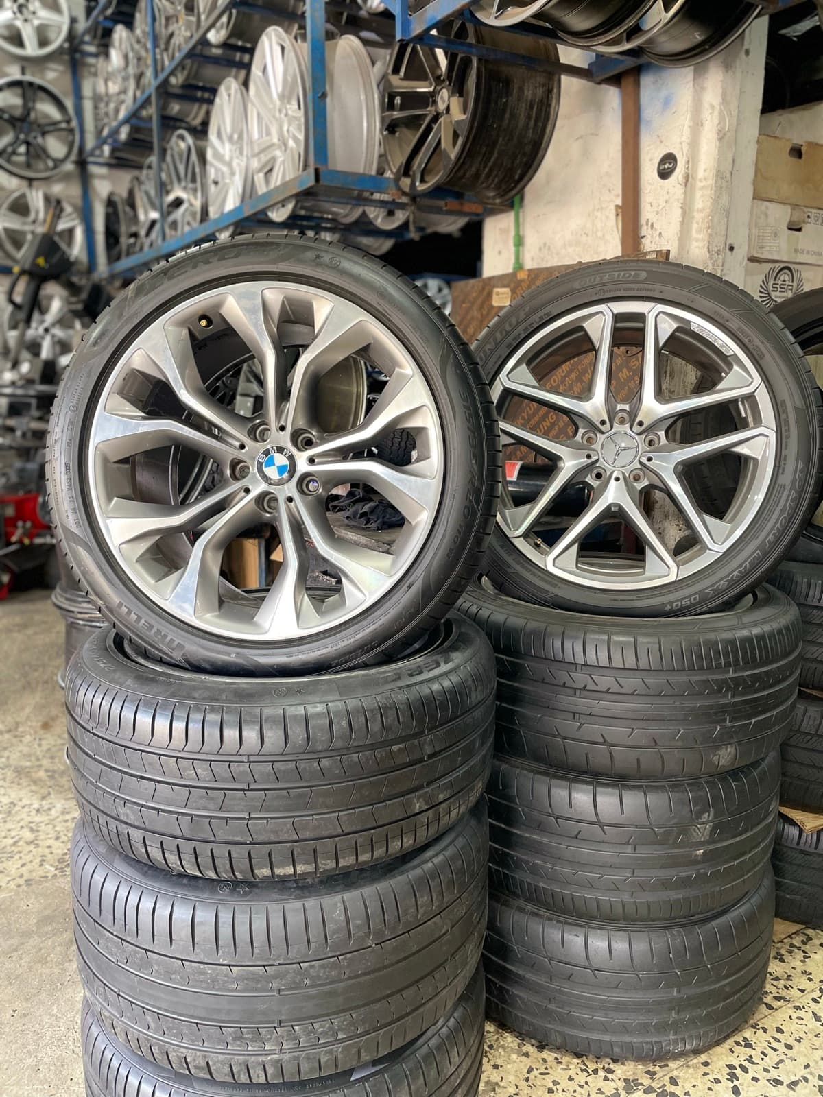 Tire and rims