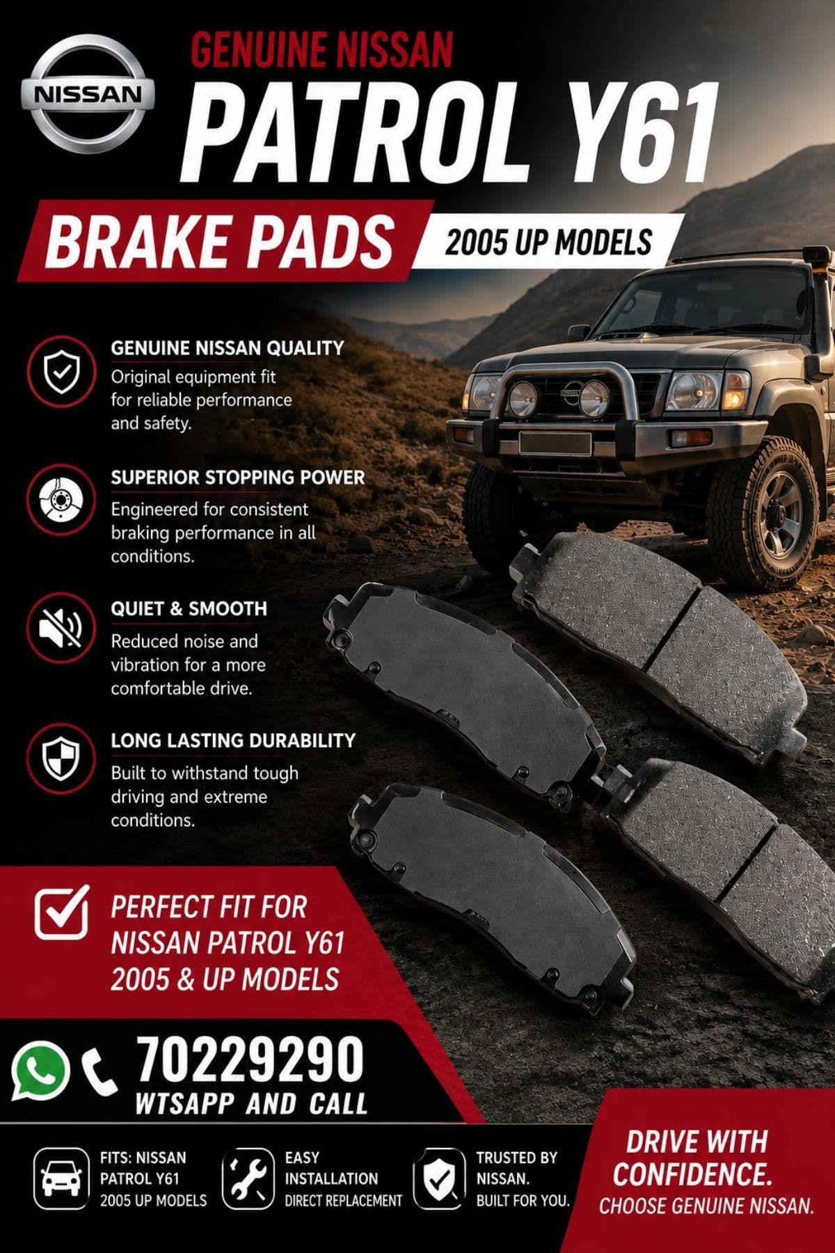 Nissan patrol y60 y61 parts