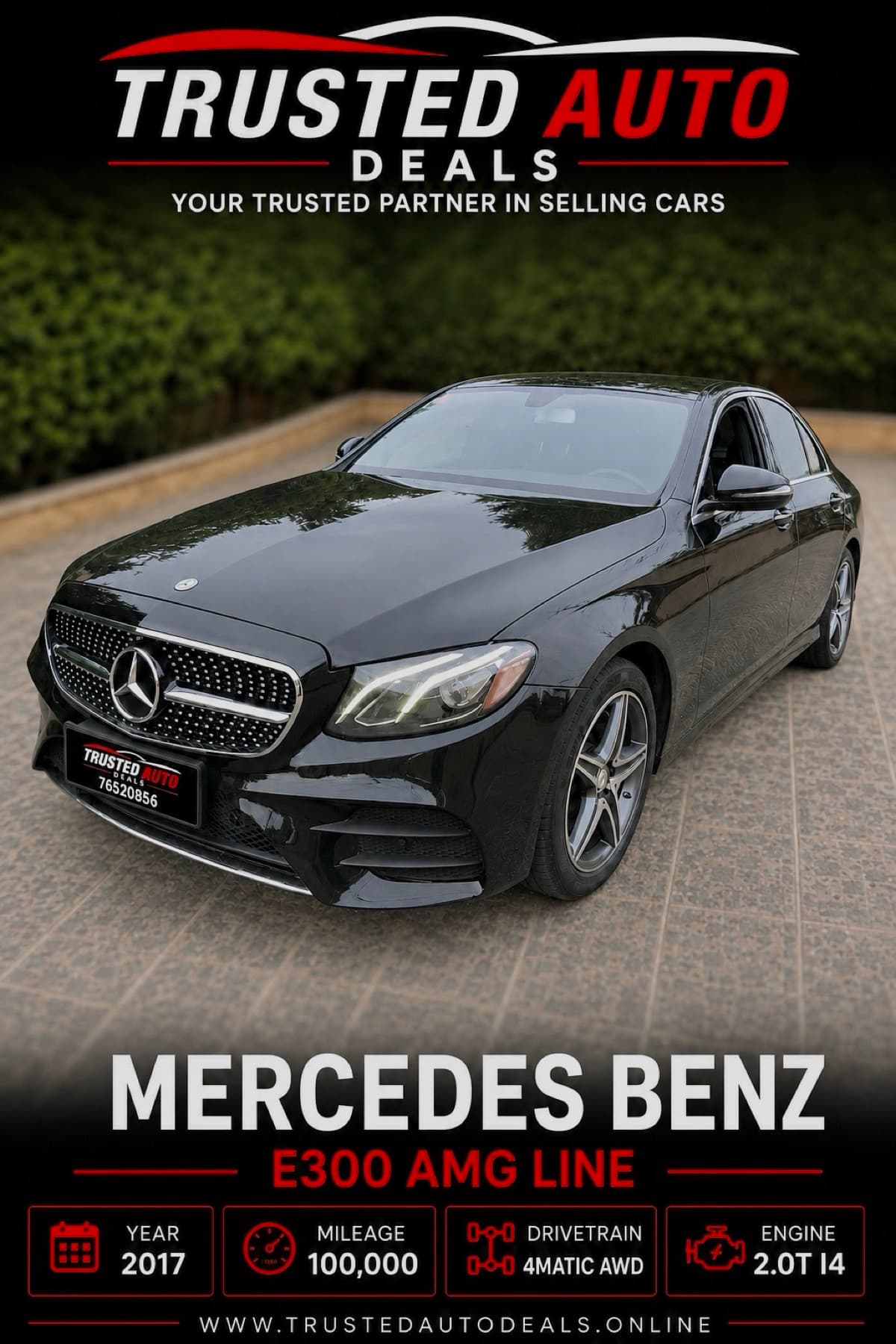 2017 Mercedes-Benz E300 4MATIC