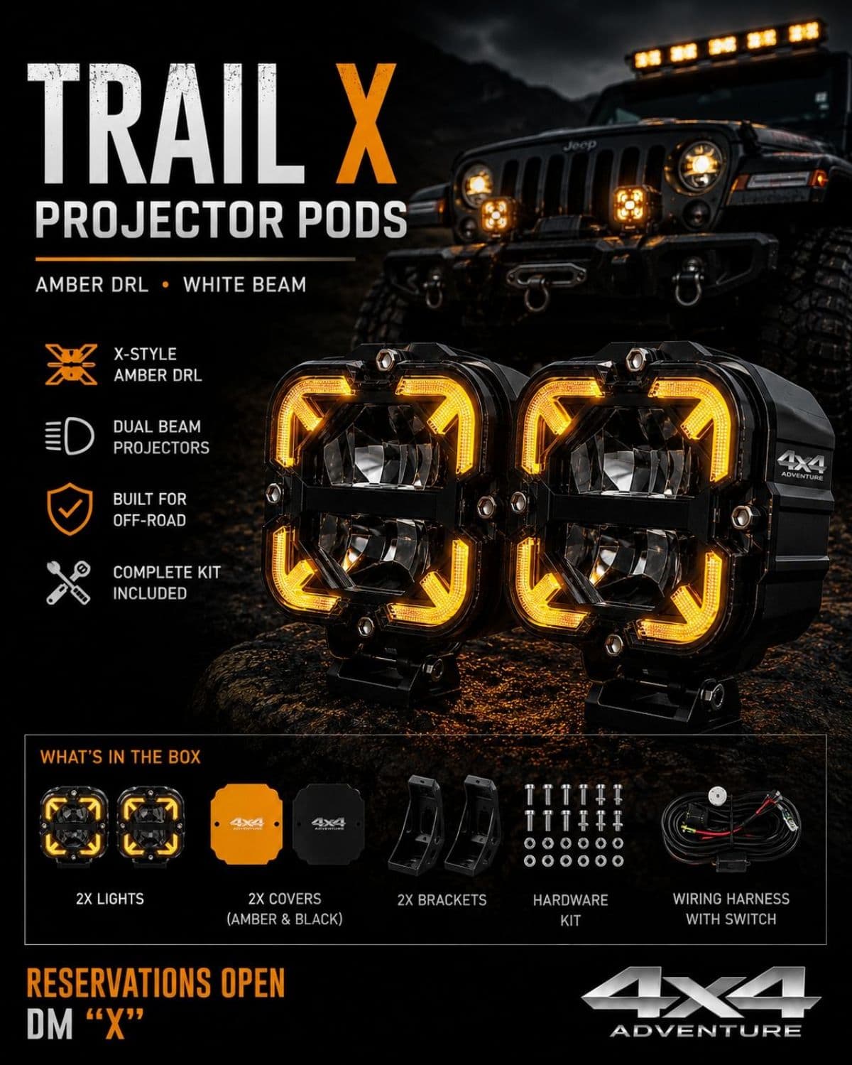 LED 4x4 Projector