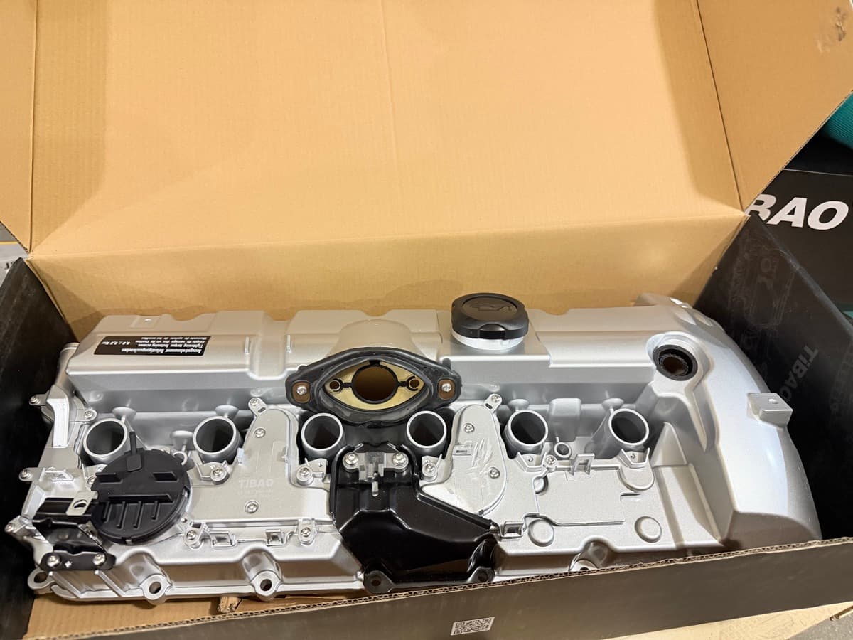 Head gasket cover bmw alumnium