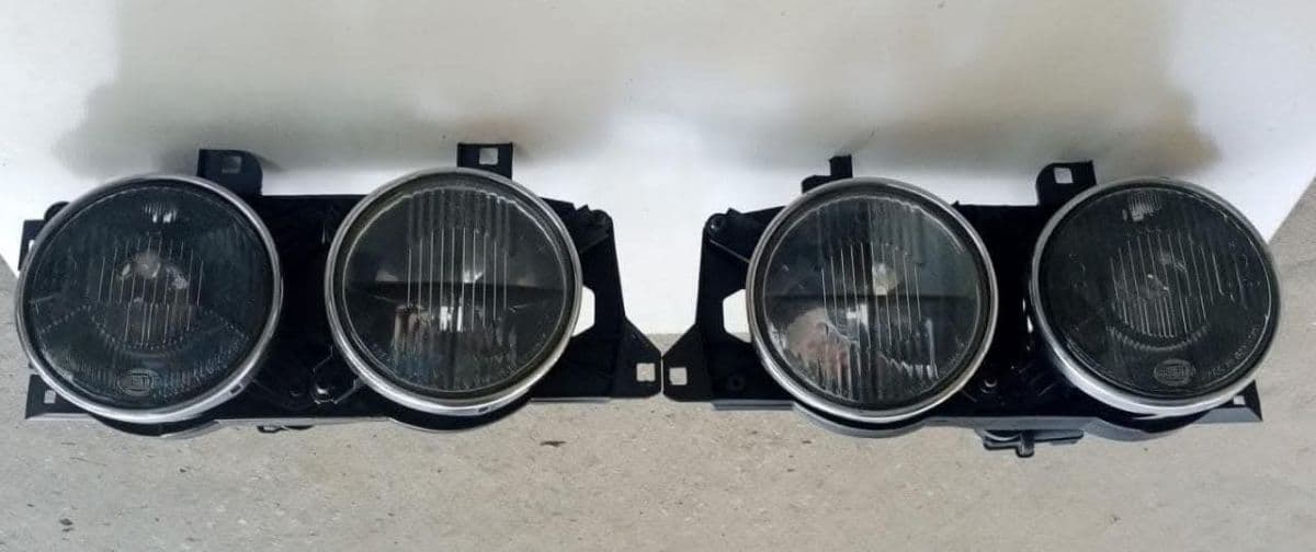 BMW E34 Original Hella Headlights
