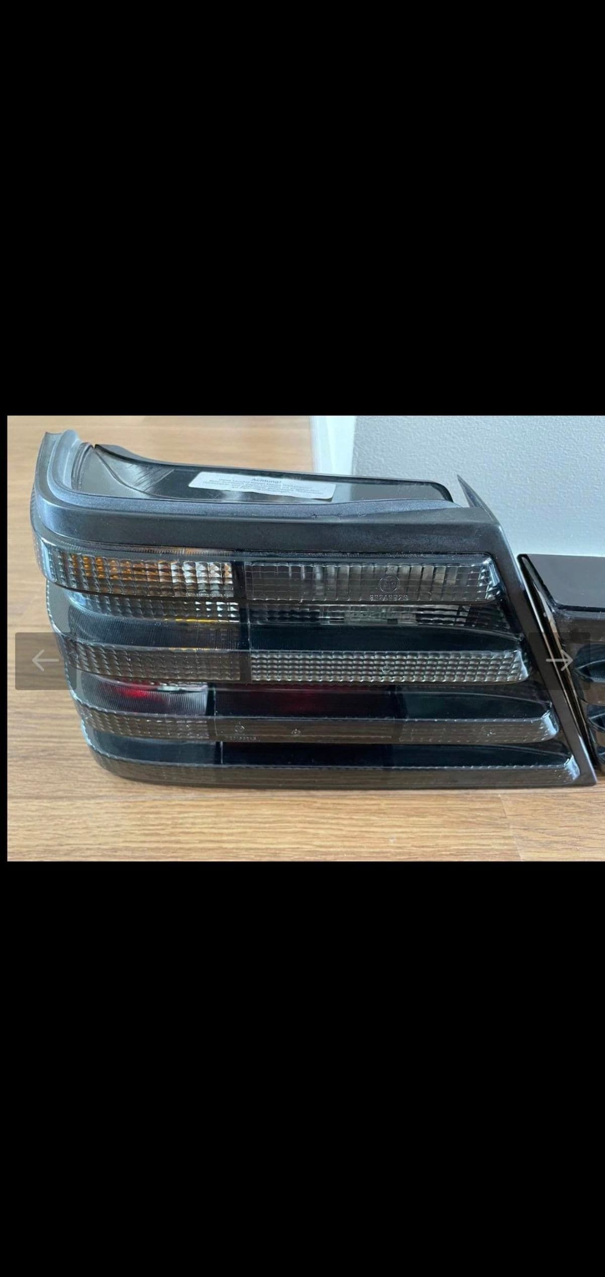 W124 Hella Smoked Rear Tail Lights