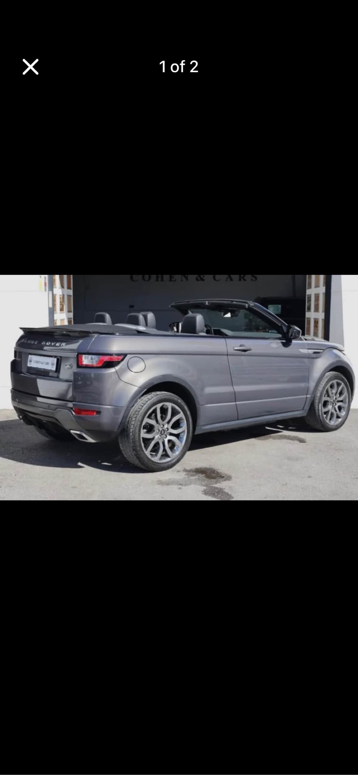 Range rover evogue برداية كشفconvertible