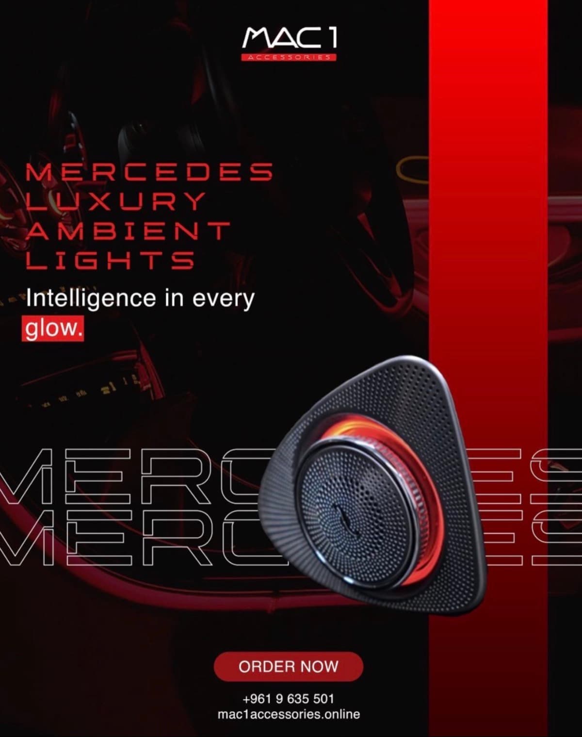 Mercedes Benz Luxury Ambient Lighting Kit