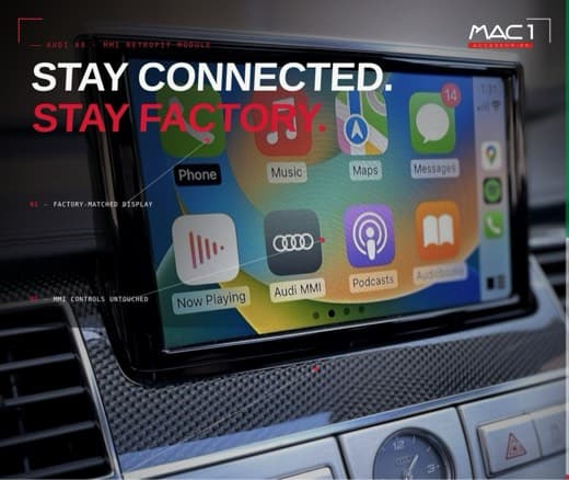 Audi MMI 3G/3G+ CarPlay/AndroidAuto Infotainment System
