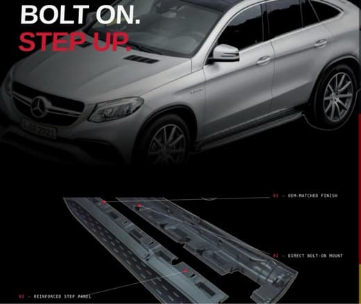 Mercedes Benz GLE Side Steps