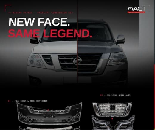 Nissan Patrol Face-Lift Kit 2012 -> 2020+